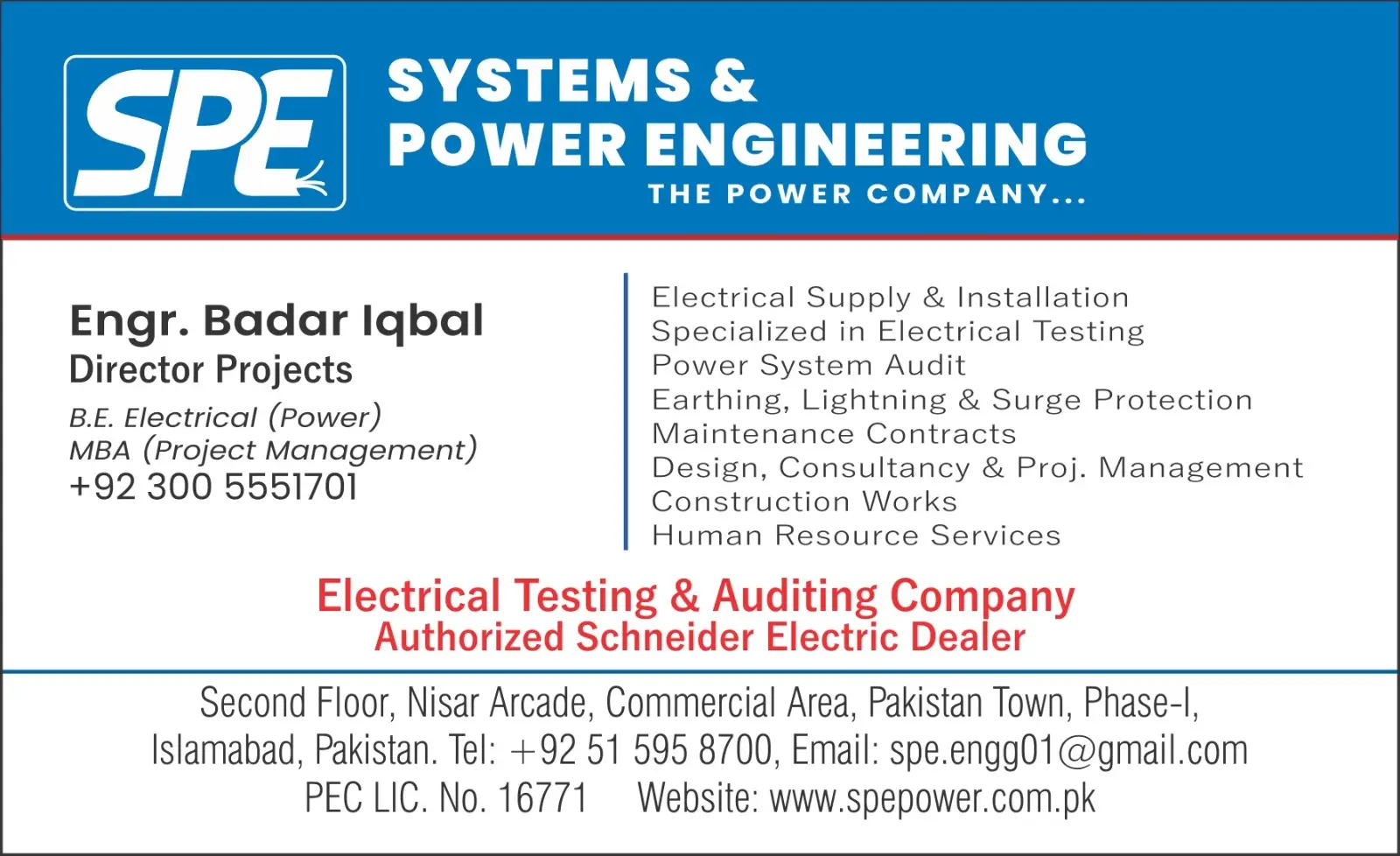 SPE SYSTEMS   Power Engineering